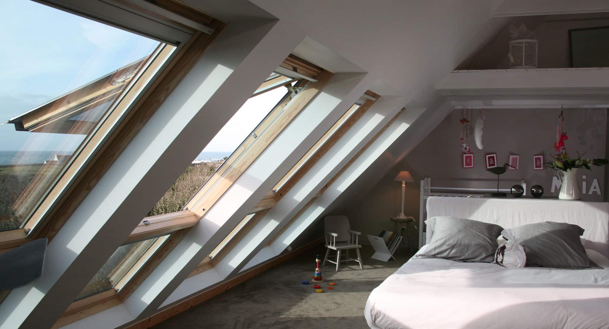 Les chambres - rénovation combles