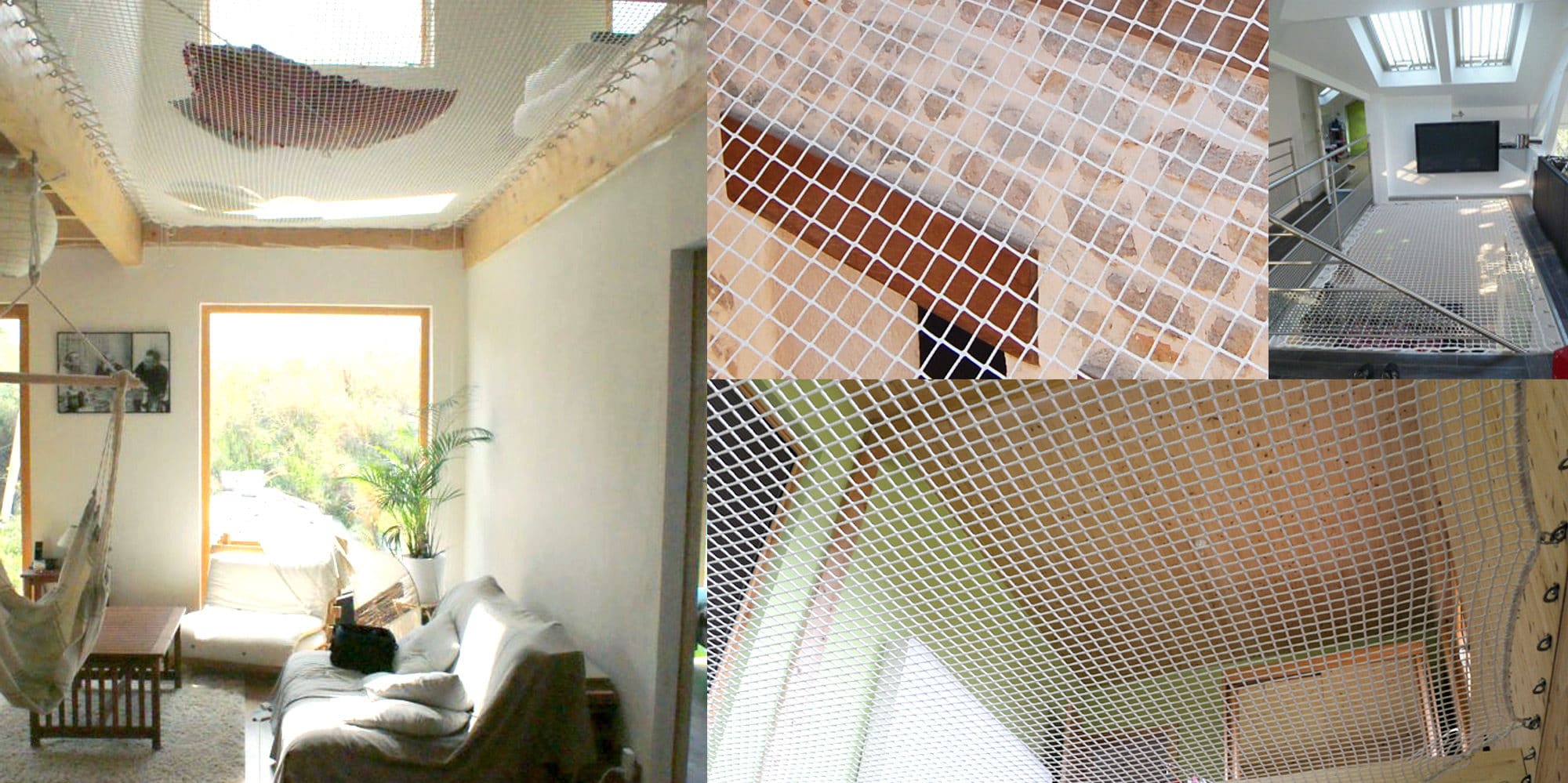 Un filet sous les toits - Filet dans les combles