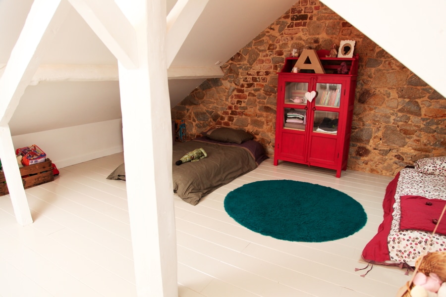 Le perchoir des enfants - rangements sous pente