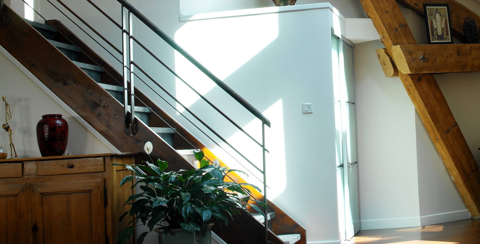 Accéder aux combles - escalier dans les combles