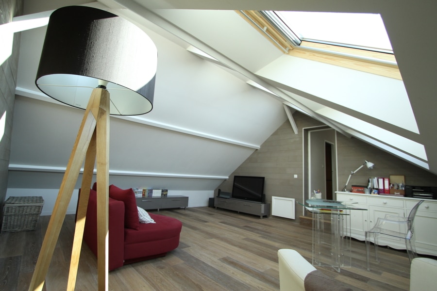 Isolation thermique - Le bureau au-dessus du garage