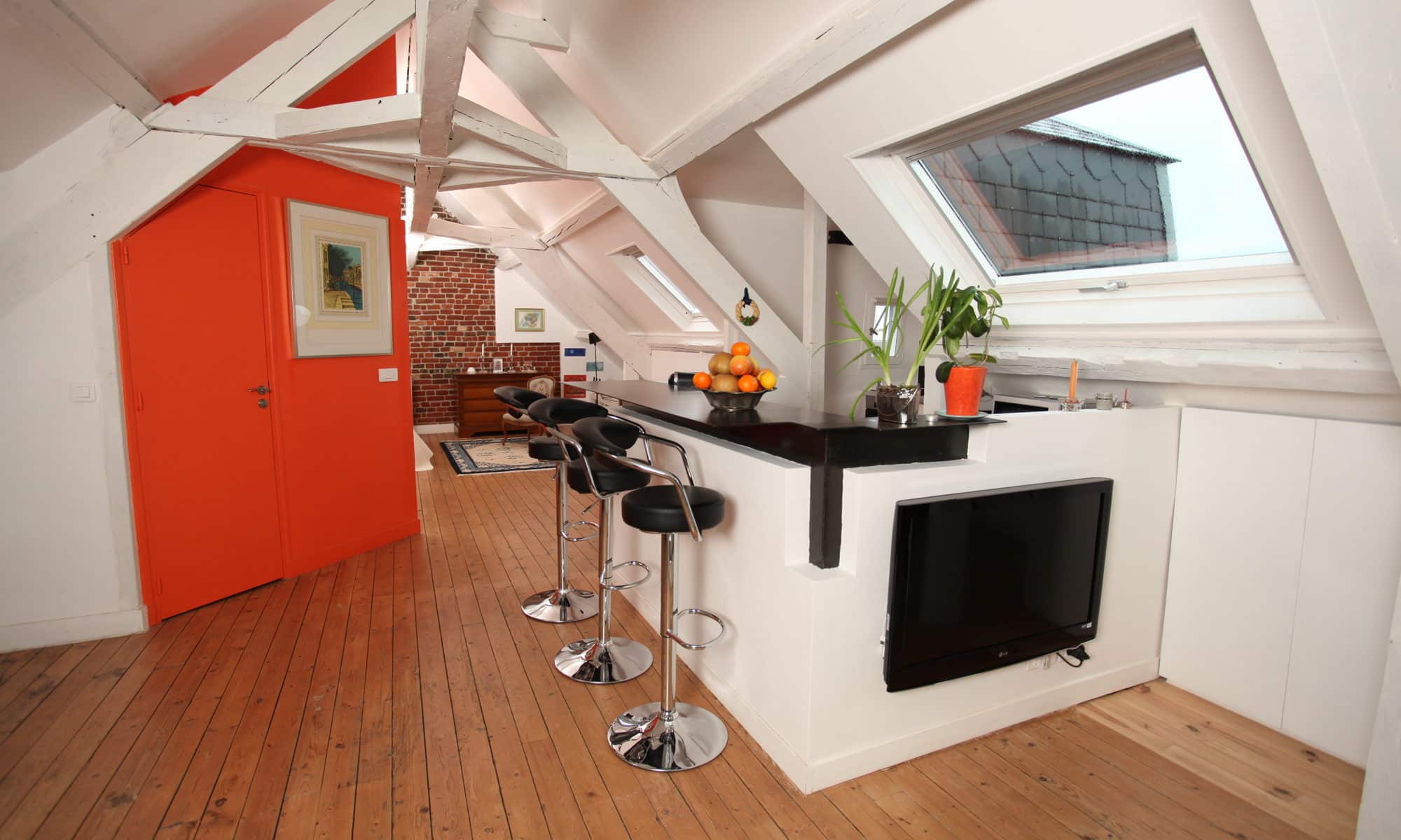 Mettre en valeur ses poutres2 - rénovation combles