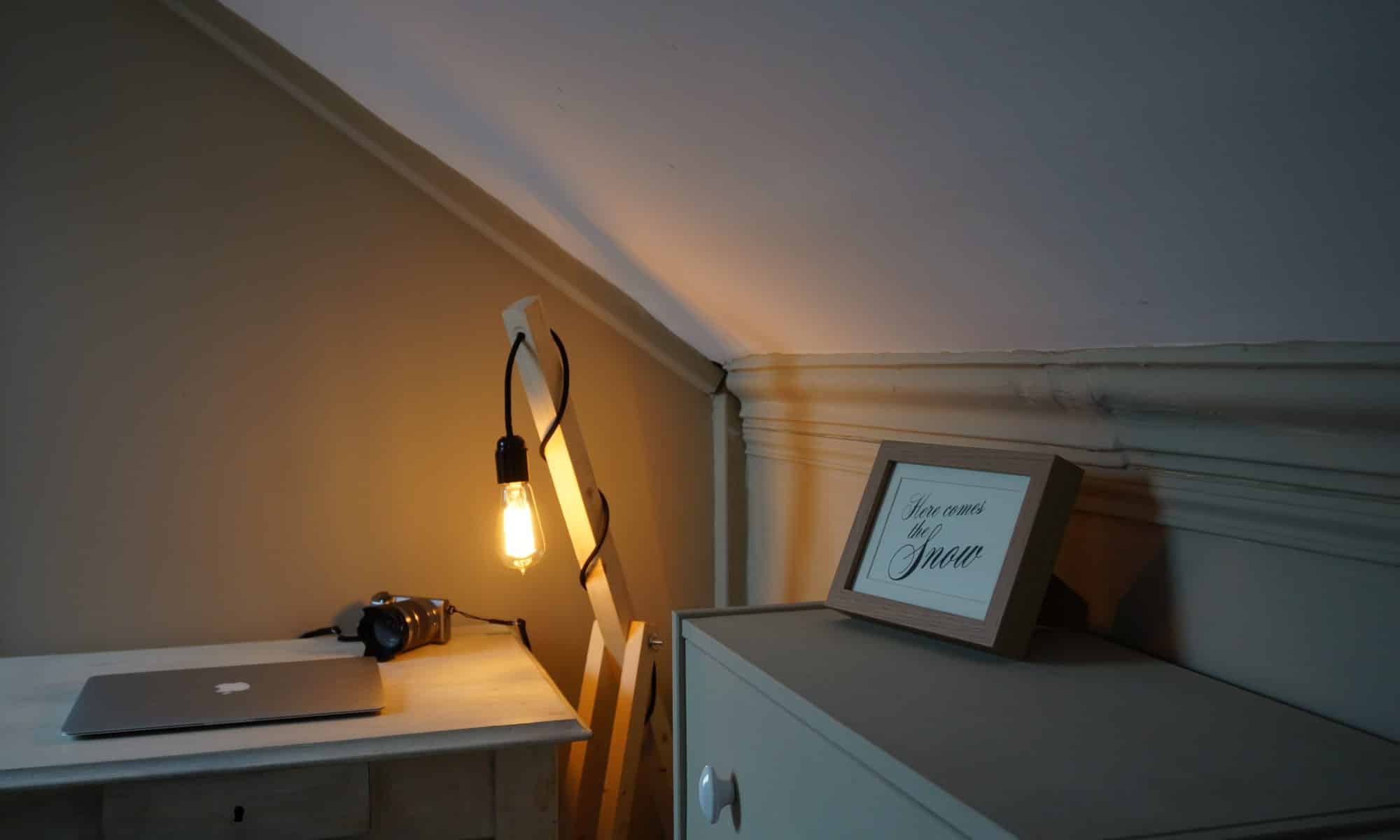 lampe ajustable - décoration combles