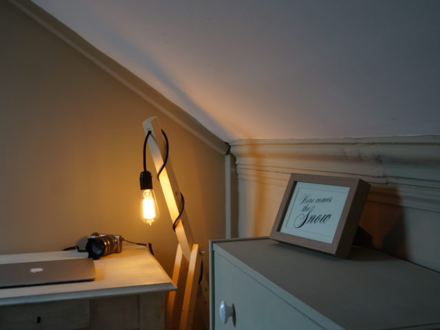 lampe ajustable - décoration combles