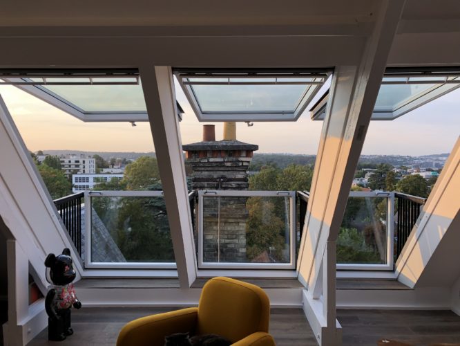 velux fenêtre balcon combles Meudon aménagement grenier