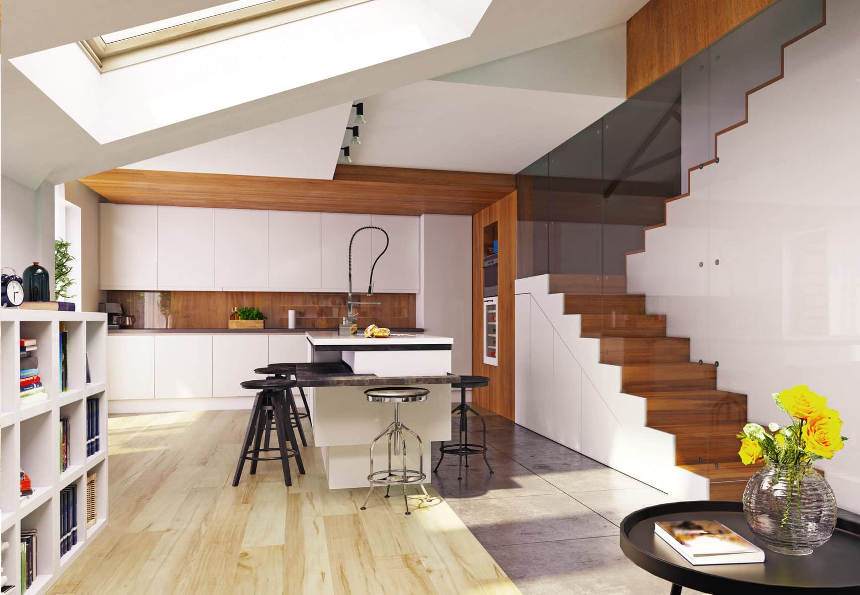 escalier pour combles