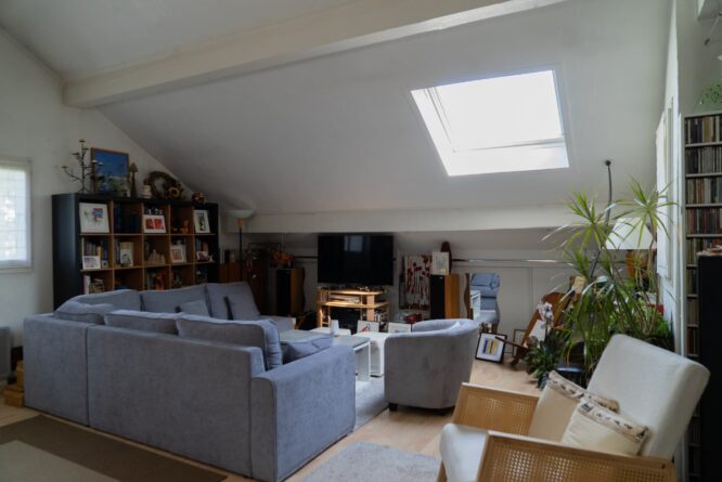 salon avant rénovation
