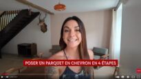 Amandine vous explique en vidéo comment poser du parquet en chevron seul et comme un pro